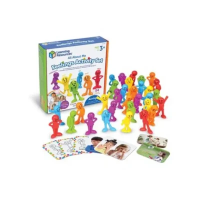 Afbeelding van Learning Resources All About Me activiteitenset over emoties (54 stuks), sociaal emotioneel leerspel voor jonge kinderen, communicatiespellen speelgoed emoties, 3+