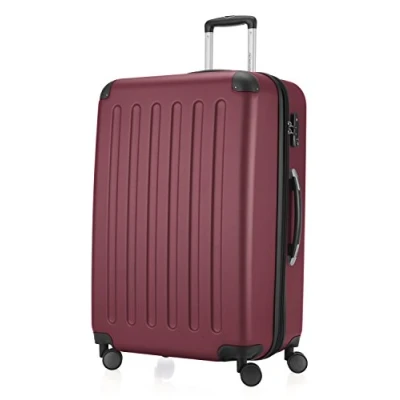 Image de HAUPTSTADTKOFFER SPREE valise rigide, chariot extensible, bagage à 4 roulettes doubles, TSA, r05 bourgogne, 75 cm, Grande de voyage