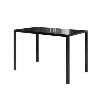 Afbeelding van Vicco Eettafel &quot;Groot&quot;, zwart, 120 x 75 cm