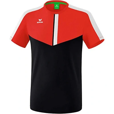 Afbeelding van Erima Squad T shirt rood/zwart/wit 128 / 164