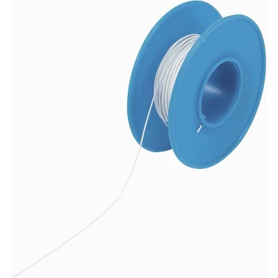 Afbeelding van TRU COMPONENTS 1571387 Wire Wrap draad 1 x 0.20 mm² Wit 15 m