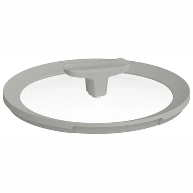 Afbeelding van LEO Glazen deksel Balance Moonmist Ø 24cm Grijs