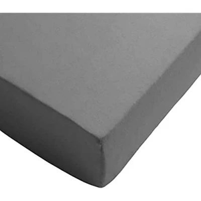 Afbeelding van Day Dream Jersey Hoeslaken Donkergrijs 90 x 200 cm