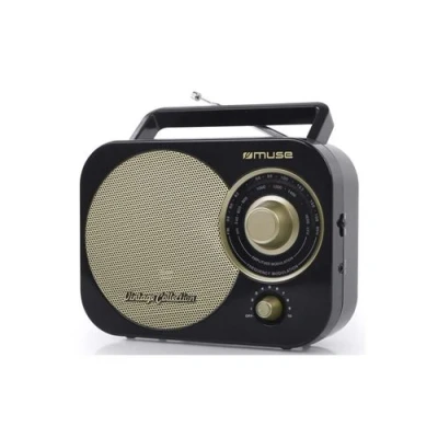 Afbeelding van Muse M 055RB Draagbare radio, vintage, zwart