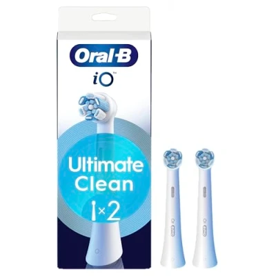 Afbeelding van Oral b Opzetborstels io ultimate clean white pack 2 8700216456791 8700216456869 Elektrische tandenborstel Opzetborstel