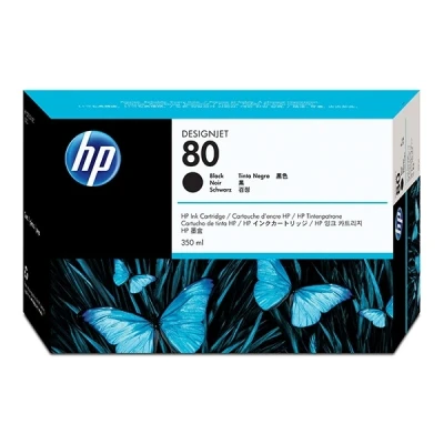 Image de HP DesignJet 1055cm 80 (C4871A) cartouche d&#039;encre noire (d&#039;origine)