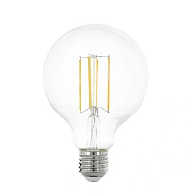 Image de EGLO ampoule LED globe E27, lampe classique, éclairage rétro, 8 watts (correspond à 75 watts), 1055 lumens, blanc chaud, 2700 Kelvin, Edison G95, Ø 9,5 cm
