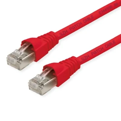 Afbeelding van Telegärtner L00000A0083 RJ45 Netwerkkabel, patchkabel CAT 6A S/FTP 1.00 m Rood Vlambestendig, Snagless, Halogeenvrij, UL gecertificeerd 1 stuk(s)