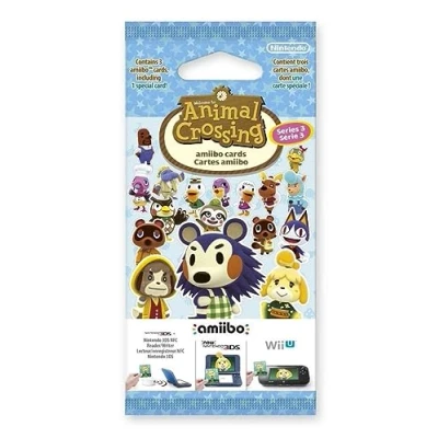 Afbeelding van Paquet de 3 cartes : Animal Crossing série (1 carte + 2 standard)
