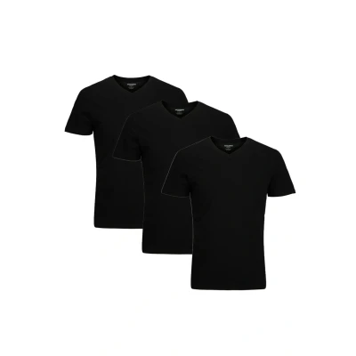 Afbeelding van Jack &amp; Jones 3ER PACK Tshirt basic, Heren, Maat: Large, Schwarz