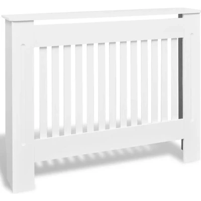 Afbeelding van Radiatorombouw 112 cm MDF wit