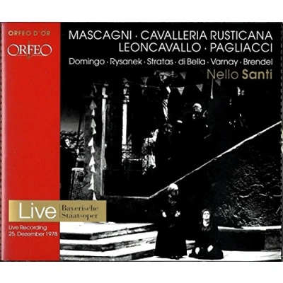 Afbeelding van Plácido Domingo, Rysanek, Varnay,... Bayeri Leoncavallo: Pagliacci, Mascagni: C (2 CD)