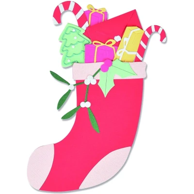Afbeelding van Sizzix Thinlits Snijmal Set Stocking Fillers 14 stuks