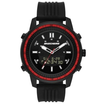 Afbeelding van Skechers Chronograaf, Heren, Maat: One Size, Black