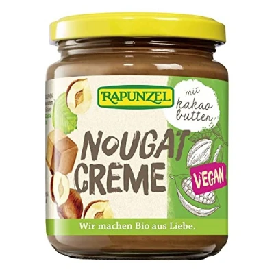 Afbeelding van Rapunzel Biologische nougatcrème met cacaoboter (1 x 250 g)