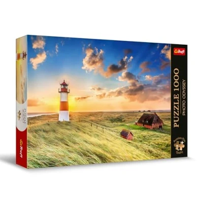 Afbeelding van Trefl Premium Plus Quality Odyssey Photo Puzzel: List vuurtoren, Duitsland 1000 stukjes, unieke fotoserie, perfect op elkaar afgestemde stukken, voor volwassenen en kinderen vanaf 12 jaar