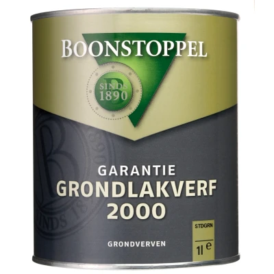 Afbeelding van Boonstoppel Garantie Grondlakverf 2000 1 liter Grondverf &amp; Primer