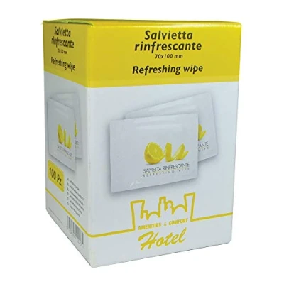 Afbeelding van Hemir Anonima MTP100 SRL70 Multipack koeldoekjes, citroen, 70 x 100, 100 stuks