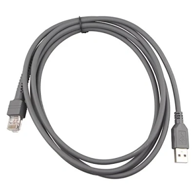 Afbeelding van HALJIA 2,1 m USB kabel voor streepjescodescanner Symbol LS2208 AP LS4208 DS9208