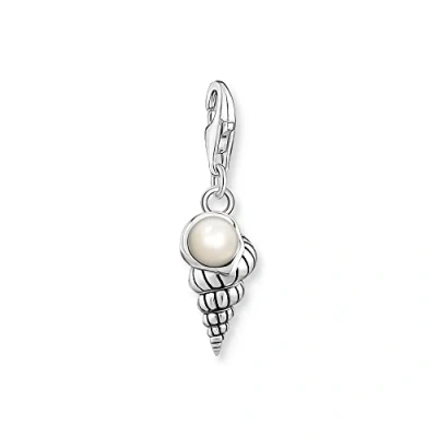 Afbeelding van Thomas Sabo Dames Charm 925 Zilver Zoetwaterparel One Size 88481844