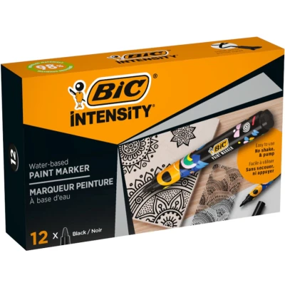 Afbeelding van BIC Intensity paintmarker, wit 12 stuks