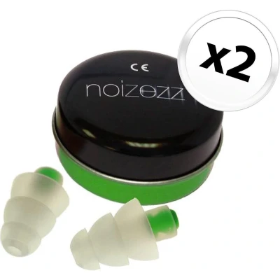 Afbeelding van Noizezz plug &amp; play green medium 2 verpakkingen met stuks