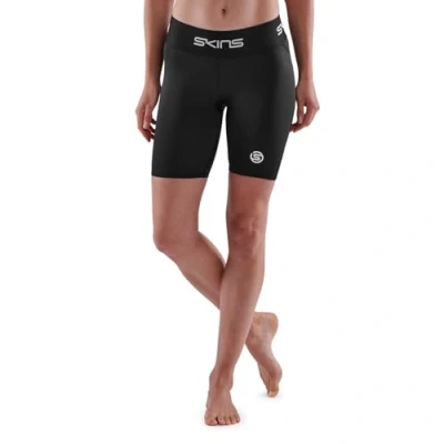 Afbeelding van Skins 3/4 sportbroek, Dames, Maat: Large, Black