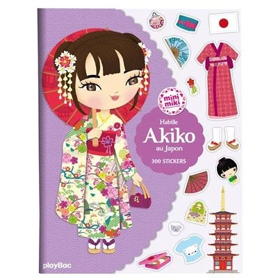 Image de Minimiki Stickers Habille Akiko au Japon