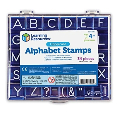 Afbeelding van Learning Resources Alfabetstempels in hoofdletters