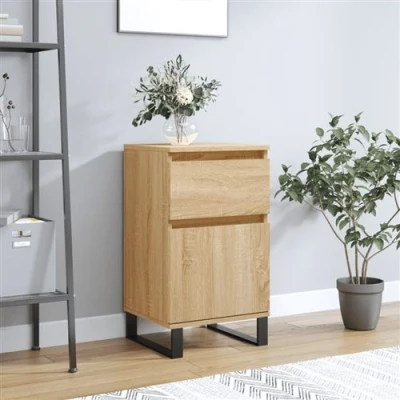 Afbeelding van vidaXL Dressoir 40x35x70 cm bewerkt hout sonoma eikenkleurig