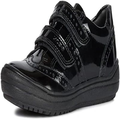 Afbeelding van Geox J Hadriel Girl G, School Uniform Shoe Meisjes, zwart.