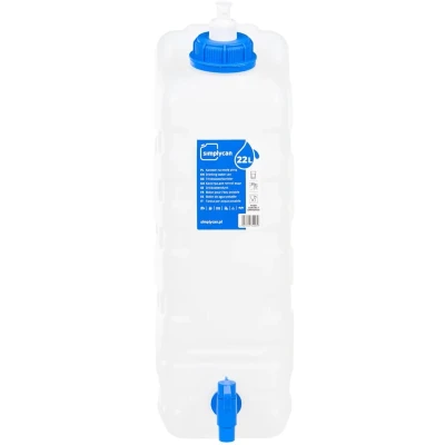 Afbeelding van Watertank met kraan en zeepdispenser 22 L kunststof