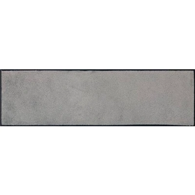Afbeelding van wash+dry Deurmat, koudgrijs, 35 x 120 cm, voor binnen en buiten, wasbaar, grijs