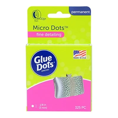 Afbeelding van Glue Dots Transparante rol met micro kleefpunten