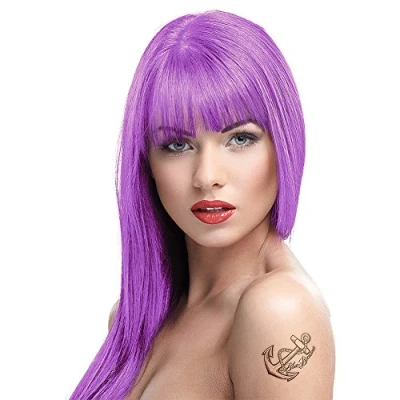 Afbeelding van Renbow Crazy Haarverf, semi permanent, crèmekleurig, 2 x lavendel, 100 ml