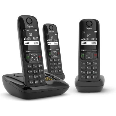 Afbeelding van Landline Telephone Gigaset AS690A Trio Black GEEN ONDERSTEUNING IN NEDERLAND