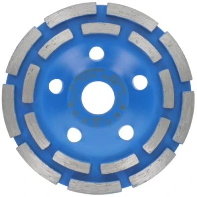 Afbeelding van PRODIAMANT Standaard diamantslijpschijf 125 mm x 22,2 voor beton, metselwerk, steen met dubbele rij