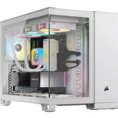 Afbeelding van Corsair 2500X Midi tower PC behuizing Wit Zijvenster