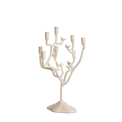 Afbeelding van Light &amp; Living Kandelaar JARDIA 60x35x70cm Wit