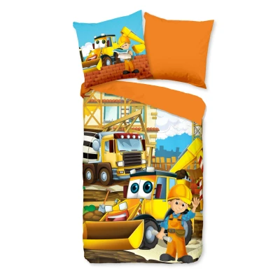 Afbeelding van Good Morning, Beddengoed, Building (Beddengoed set, 135 x 200 cm)