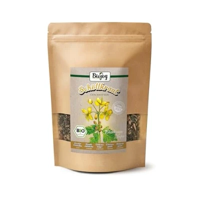Afbeelding van Biojoy Grande chélidoine BIO (100 g), séchée et coupée, idéale pour le thé l&#039;infusion (Chelidonium Majus)