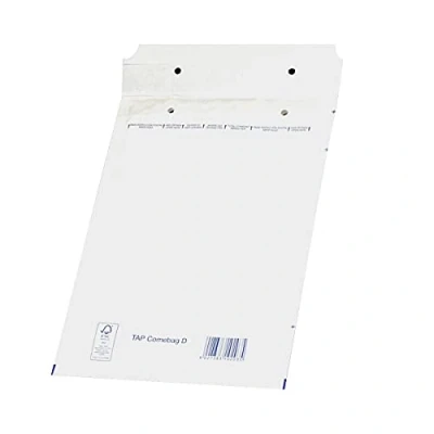 Afbeelding van 100 enveloppen met noppenfolie, zelfklevend, HK D14, 180 x 265 mm, 200 275 wit, D14