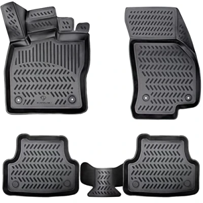 Afbeelding van Elmasline Design 3D rubberen matten voor SEAT Ibiza 5 (V) vanaf 2017, extra hoge rand cm