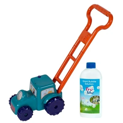 Afbeelding van zeepbellen set, trekker + vloeistof 400 ml