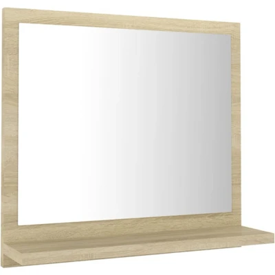 Afbeelding van vidaXL Badkamerspiegel 40x10,5x37 cm bewerkt hout sonoma eikenkleurig