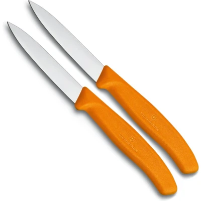 Afbeelding van Victorinox Groenteschilmes Oranje 2 Stuks Keukengerei