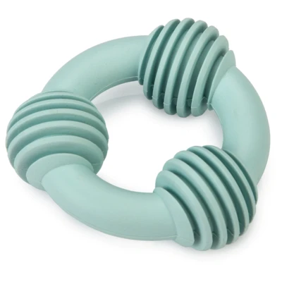 Afbeelding van Beeztees Dental Ring Puppy 8 cm Hondenspeelgoed Groen