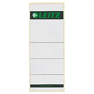 Afbeelding van LEITZ ordneretiket, 61 x 157 mm, kort, breed, grijs