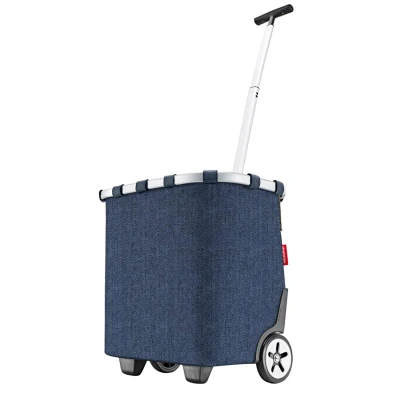 Afbeelding van Reisenthel Shopping Carrycruiser herringbone dark blue Trolley