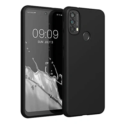 Afbeelding van kwmobile telefoonhoesje geschikt voor Motorola Moto E40 Hoesje smartphone Back cover in mat zwart